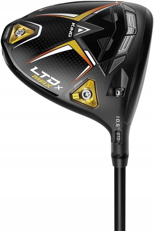 Golfová hůl Cobra Golf 2022 Ltdx Max Matte Black-Gold Fusion 2022 Pravá