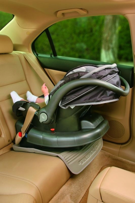 FOTELIK SAMOCHODOWY MATA OCHRONNA BEŻOWA jakość premium PRINCE LIONHEART Wysokość produktu 66 cm