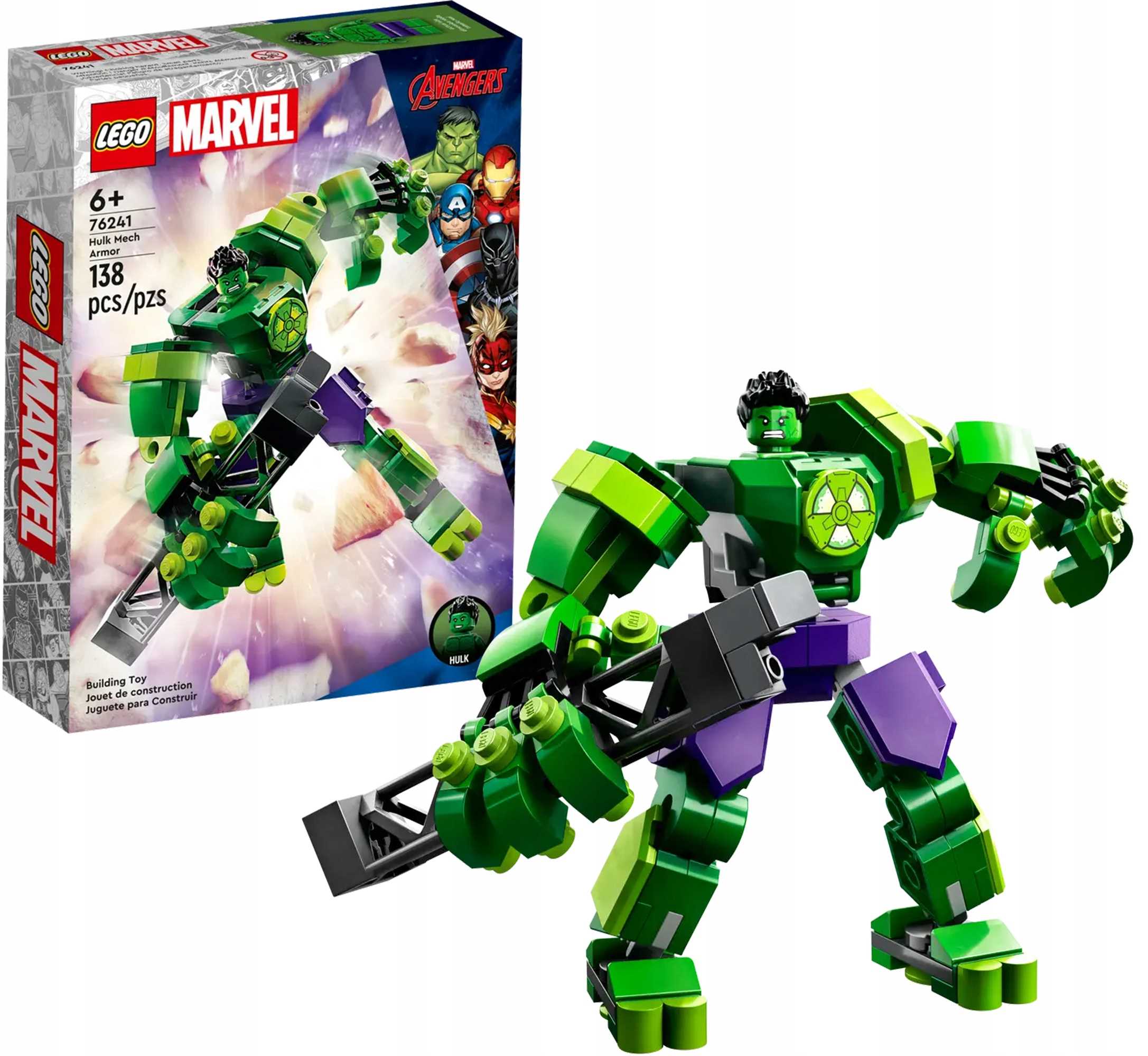 76241 Lego Heroes Mechaniczna zbroja Hulka