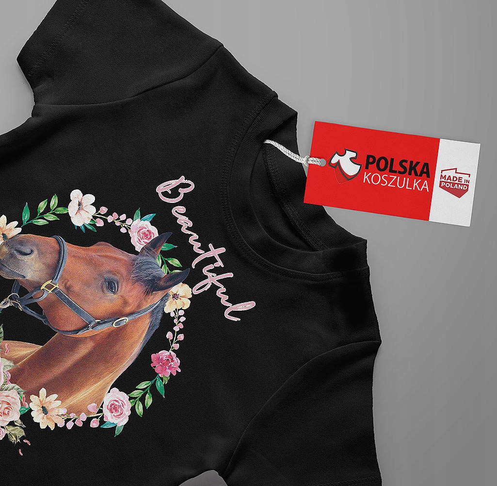 T-SHIRT KOSZULKA KONIE 140 146 JAKOŚĆ JAKOŚĆ Rozmiar inny