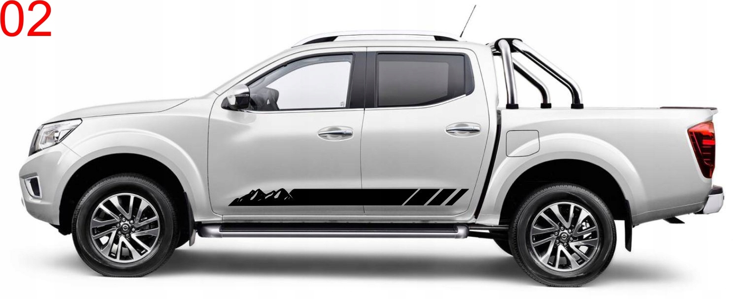 Samolepky Nissan Navara Fólie Dlouholetá 02