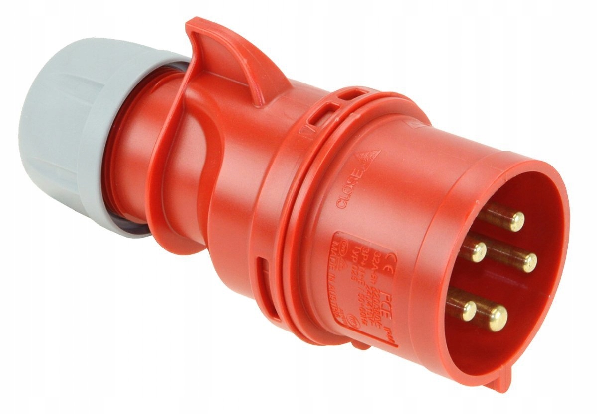 

Wtyczka przenośna 32A 5P 400V IP44 Shark 025-6