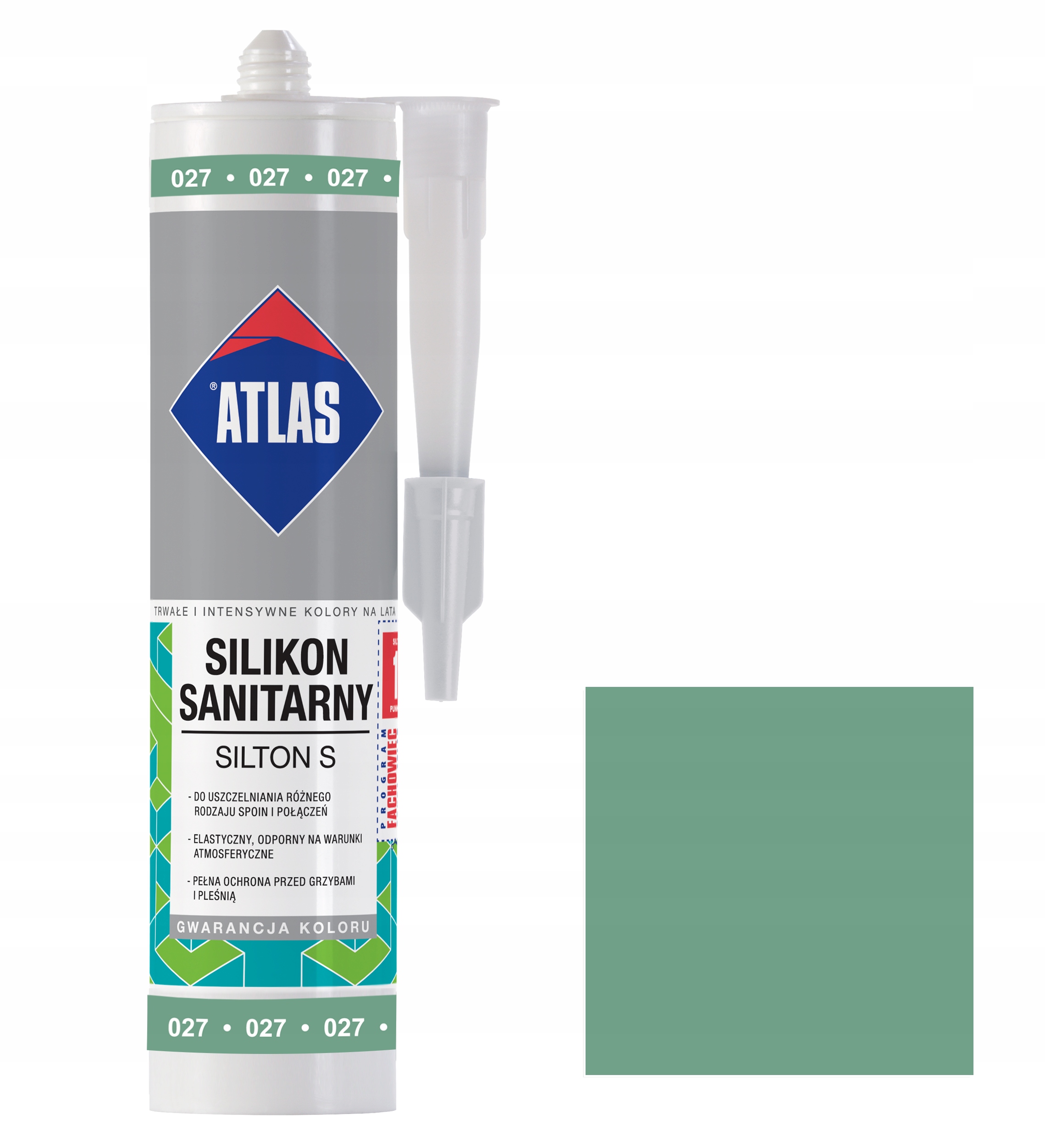 

Atlas Silikon Silton S 027 Zielony 280 ml