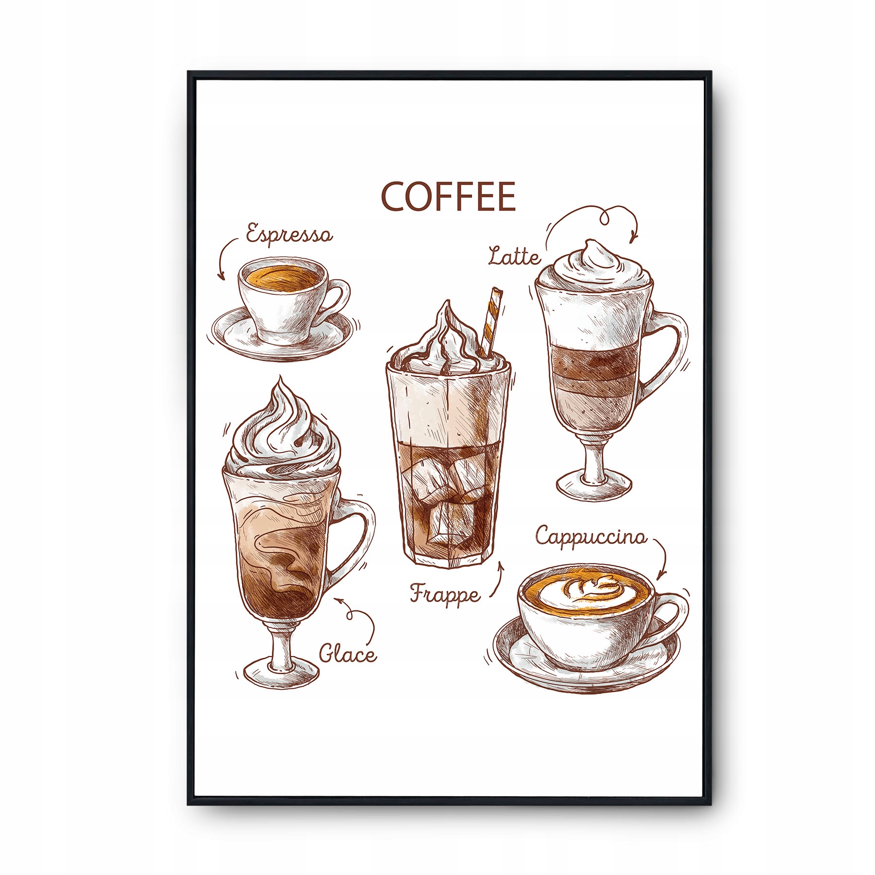 

Coffee Kawa Obraz Plakat Kuchnia Bar Salon 30x40
