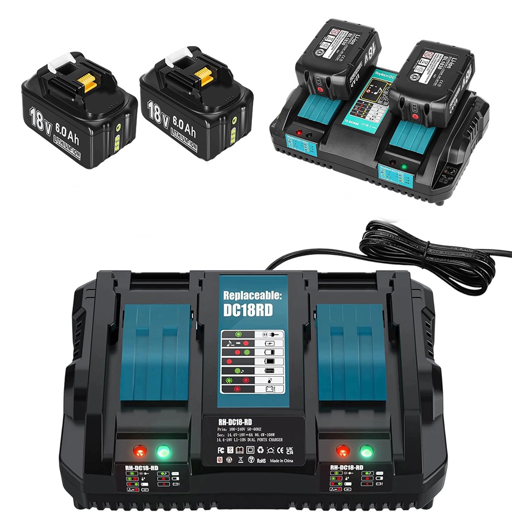 Pohodlná Nabíječka, 3A Náhradní Nabíječka Pro Li-ion Akumulátory 14.4V-18V