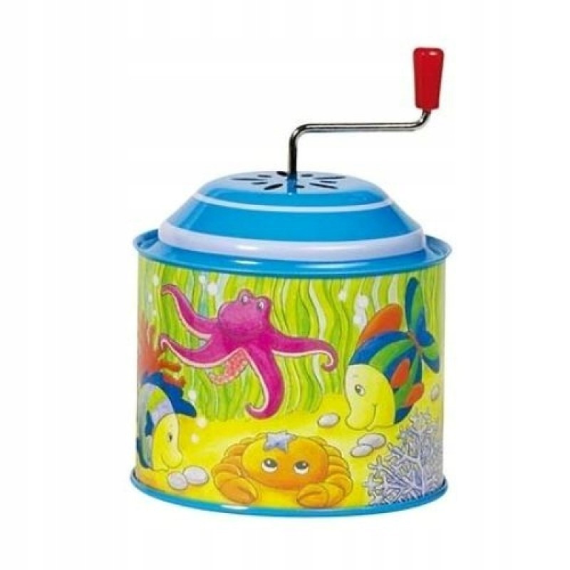 Zabawka Muzyczna Katarynka dla CHŁOPCA DZIEWCZYNKI Materiał metal