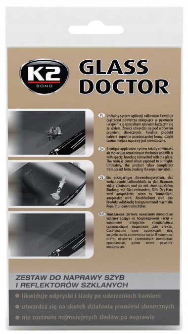 

K2 Glass Doctor Zestaw Do Naprawy Szyb