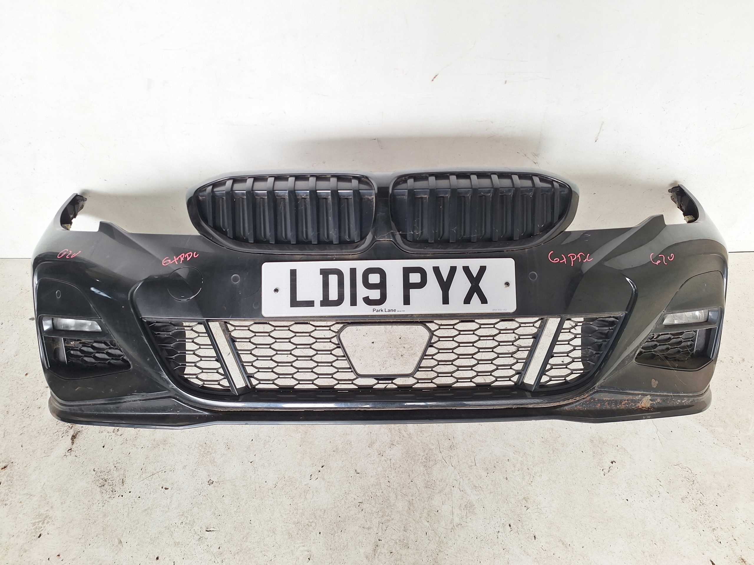 BMW 3 G20 19-22 bumper m-packet +LED + 6 X PDC