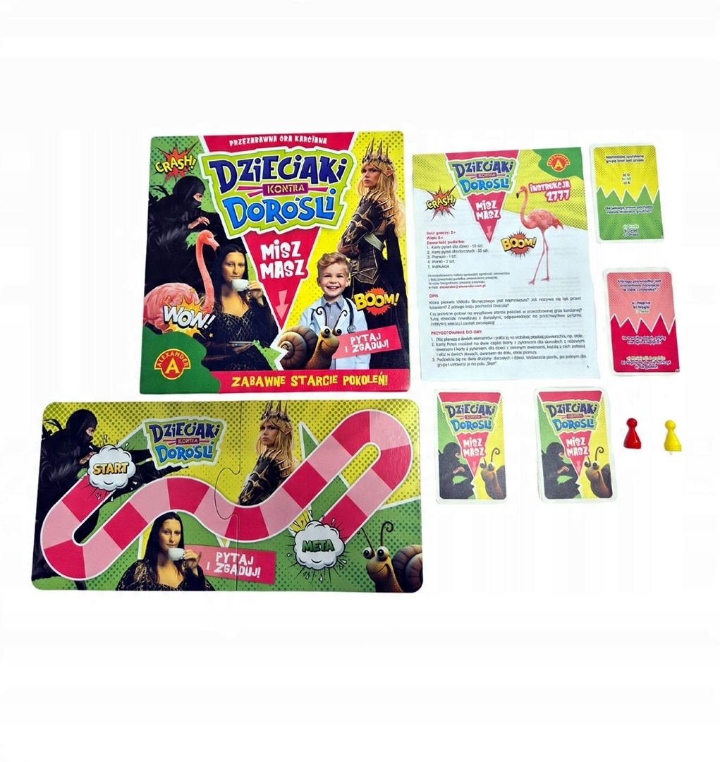 Gra Planszowa Dla Dziecka 8 Latka Rodzinna Gra Dzieci vs Dorośli Familijna