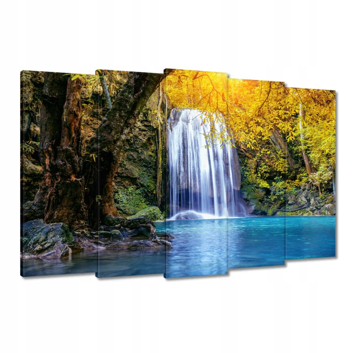 Obrazy 150x95 Krásný vodopád Kaskáda