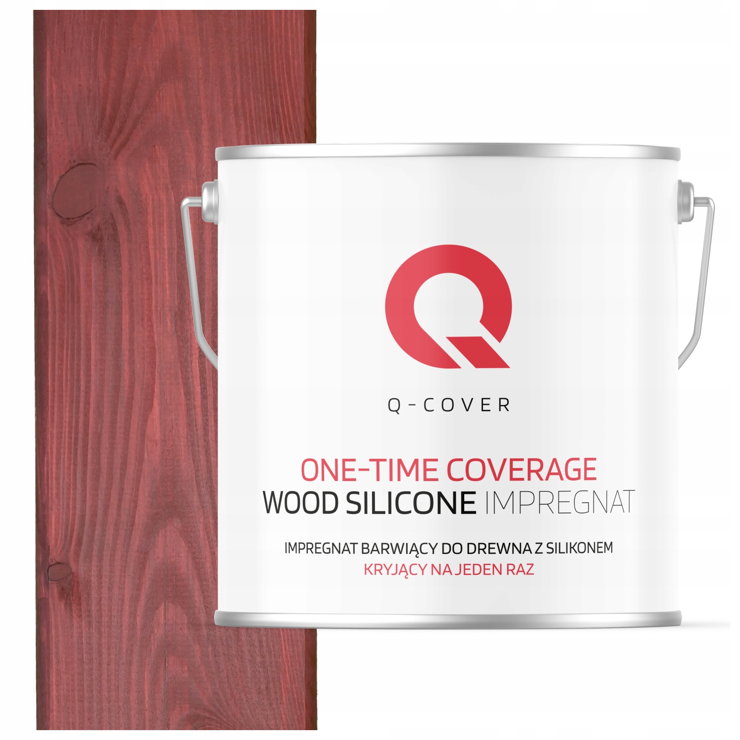 Impregnácia Na Drevo Kryjúca Na Jedenkrát Extra Uv Farba Japonská Čerešňa 5 L