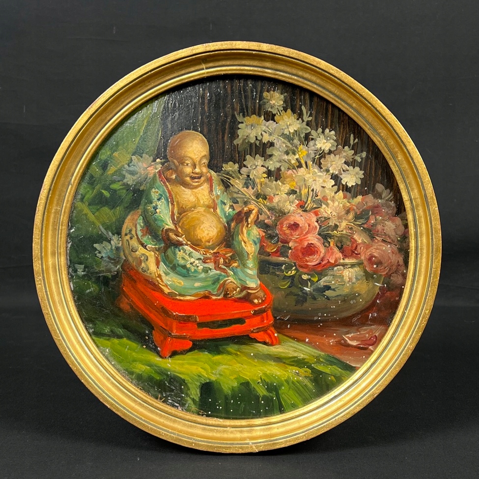 Obraz okrągły „Budda” 3x34x34 cm