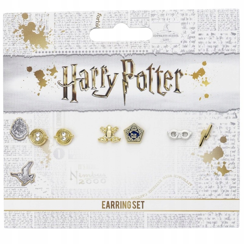 

Zestaw Kolczyków Symbole Harry Potter