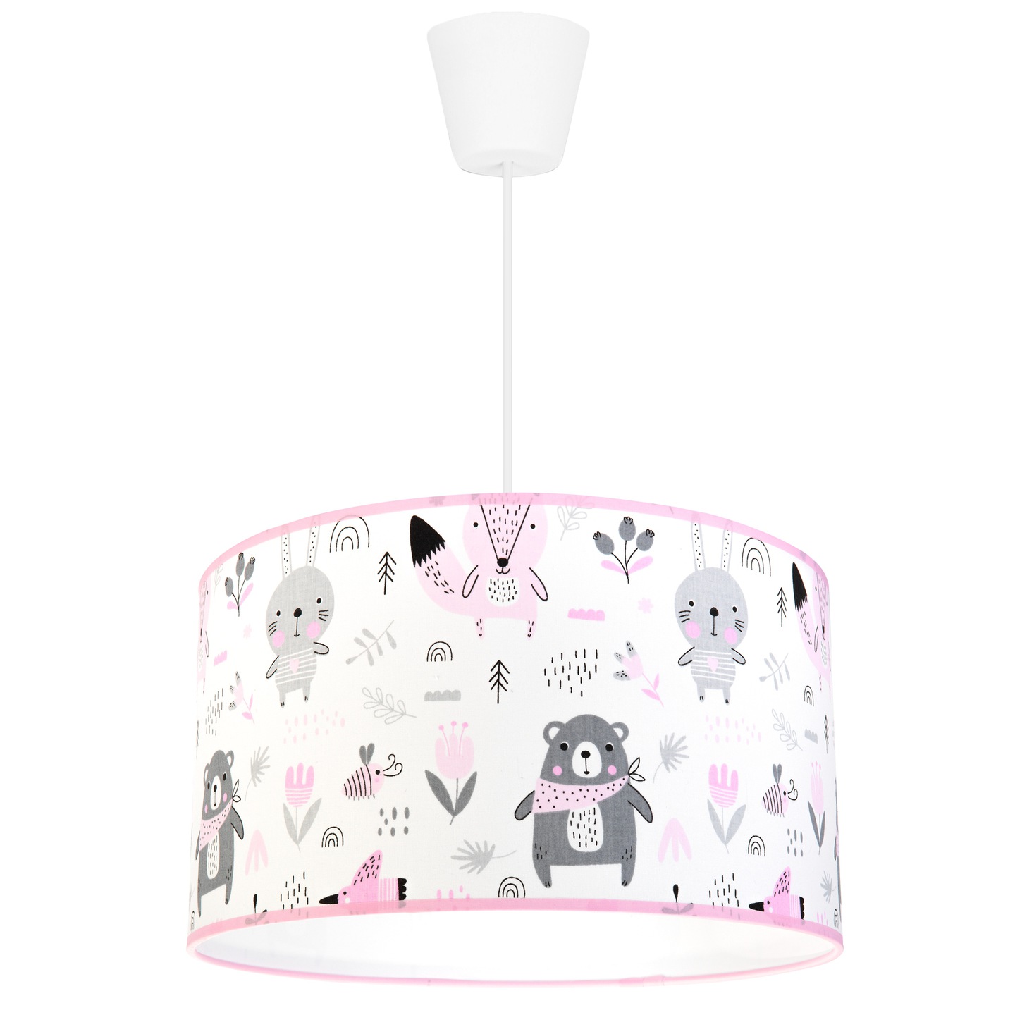 

Lampa Wisząca Sufitowa Żyrandol Dziecięca Abażur