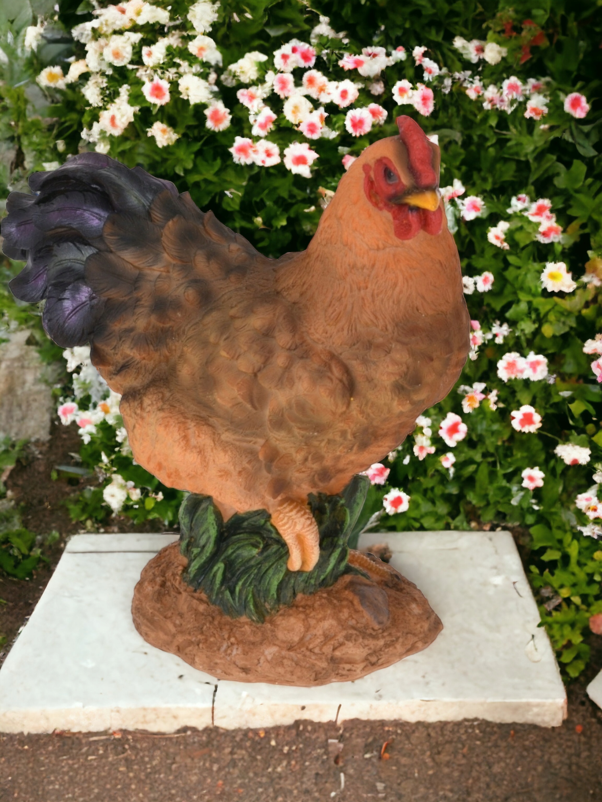 KOGUT OGRODOWY OZDOBA OGRODOWA FIGURKA na balkon Typ rzeźba (figura)