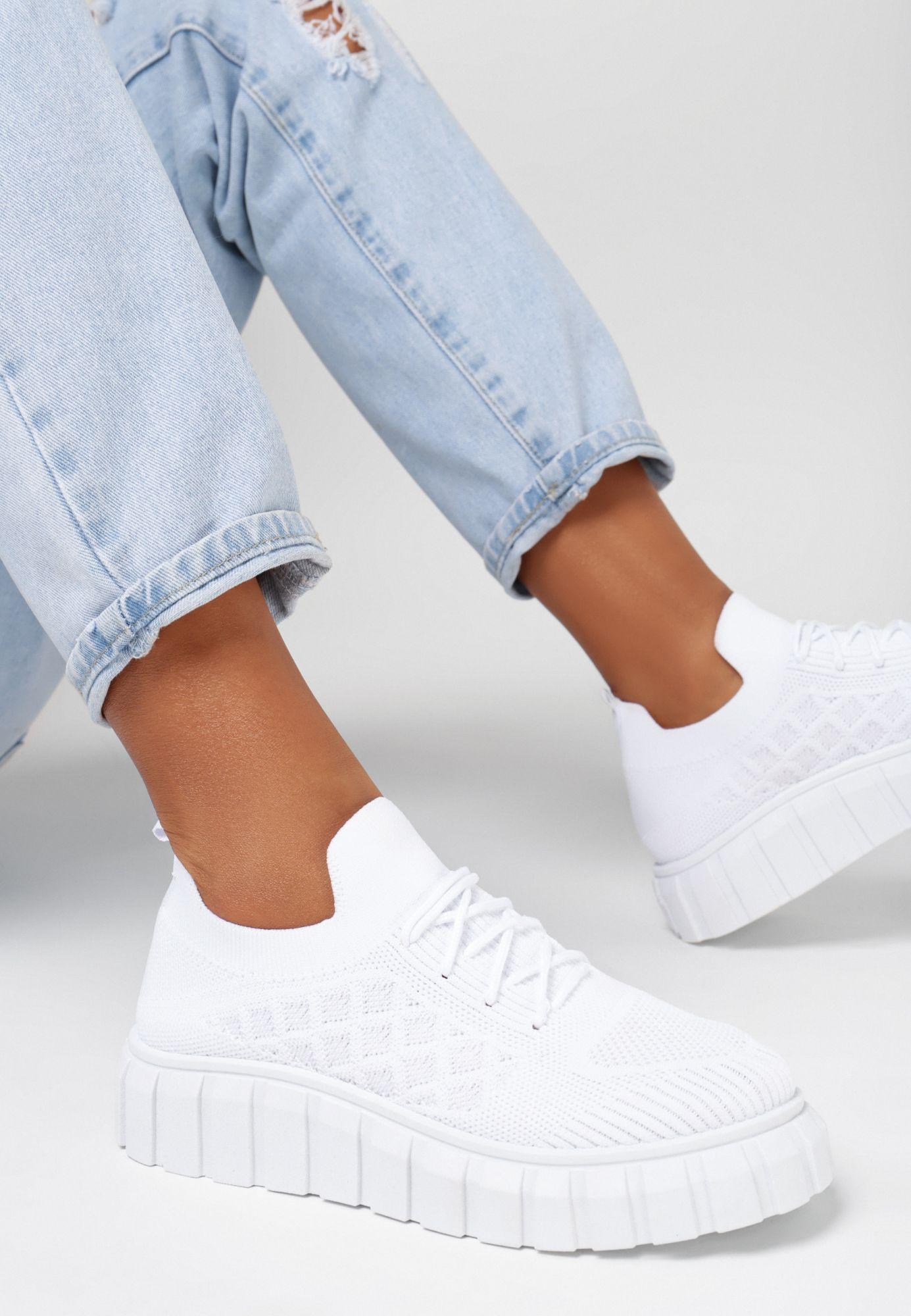 

Born2Be Białe Sneakersy damskie 39