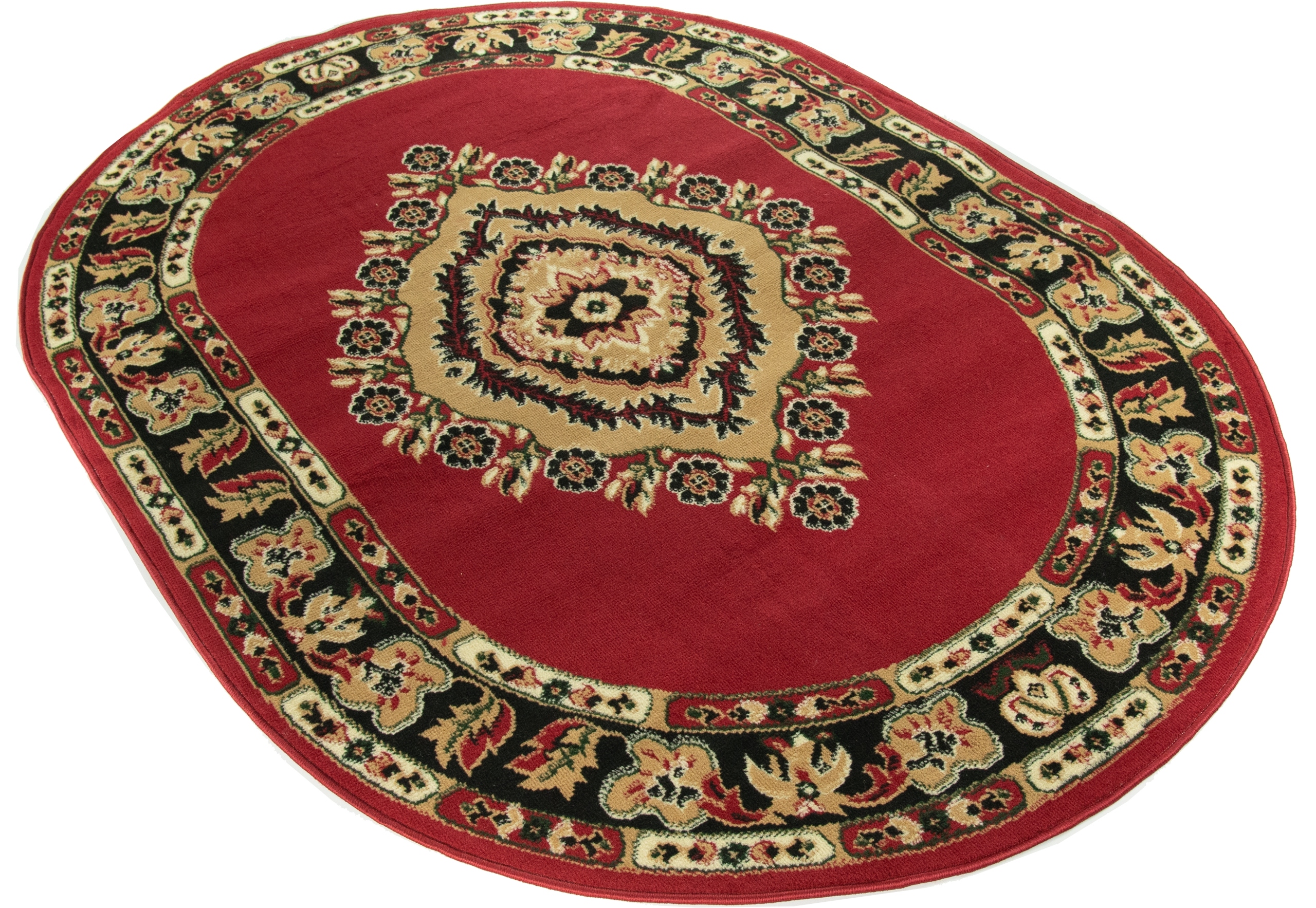 Koberec Oval Bcf 200x300 Klasické Módne Pevné Turecké Koberce 5r