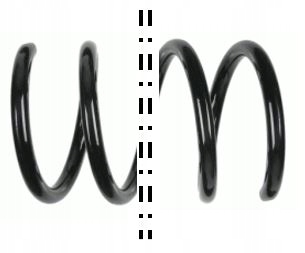 Sprezyny 2x PRZOD OPEL VECTRA C Z02 1 9 3 2 02 09 Type of suspension standard