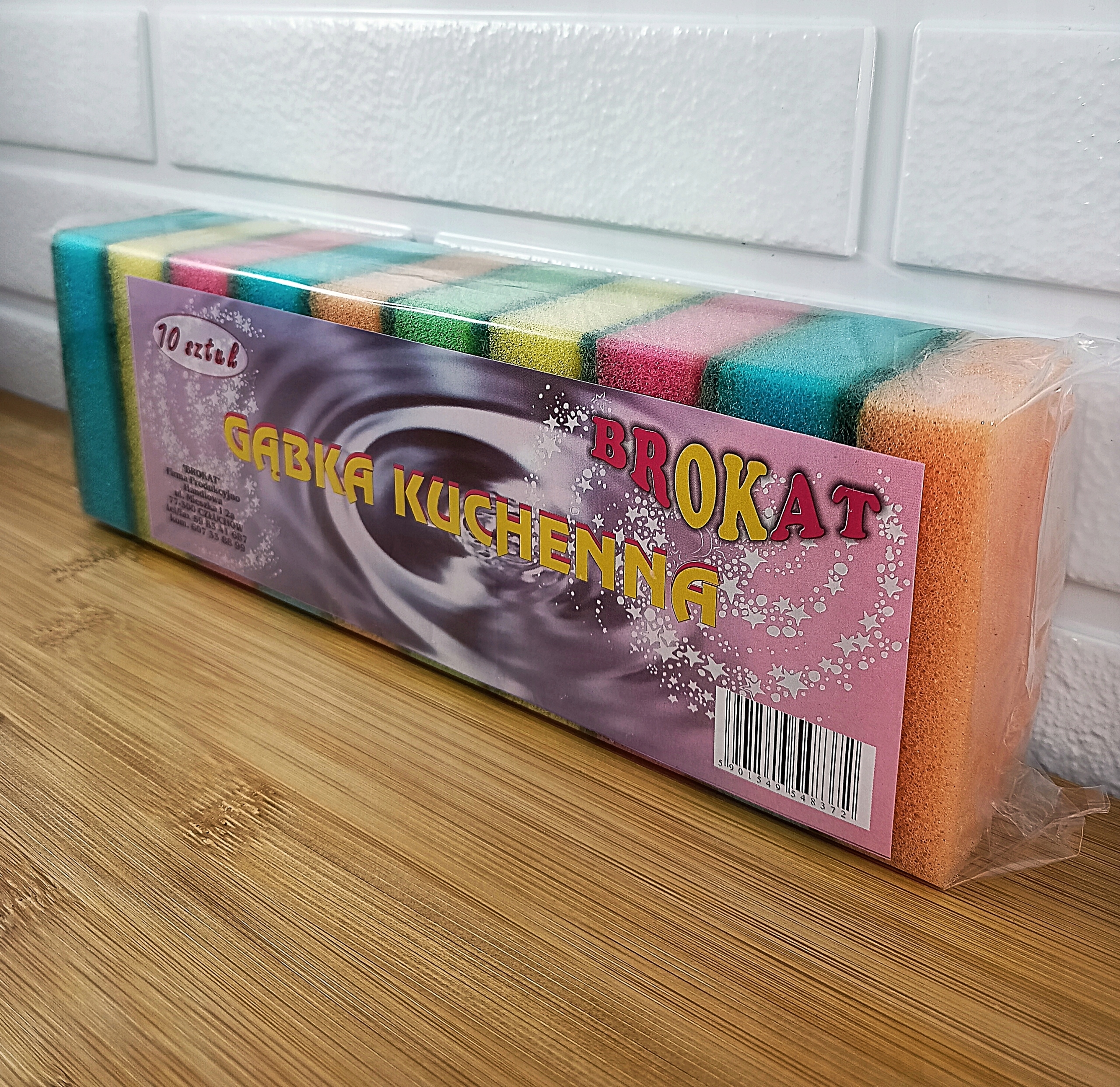 

Gąbka Zmywak Kuchenny 10 Sztuk Brokat