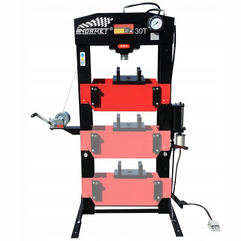 Prasa warsztatowa HYDRAULICZNA 30T SPAWANA NORMET Producent code PR 30T
