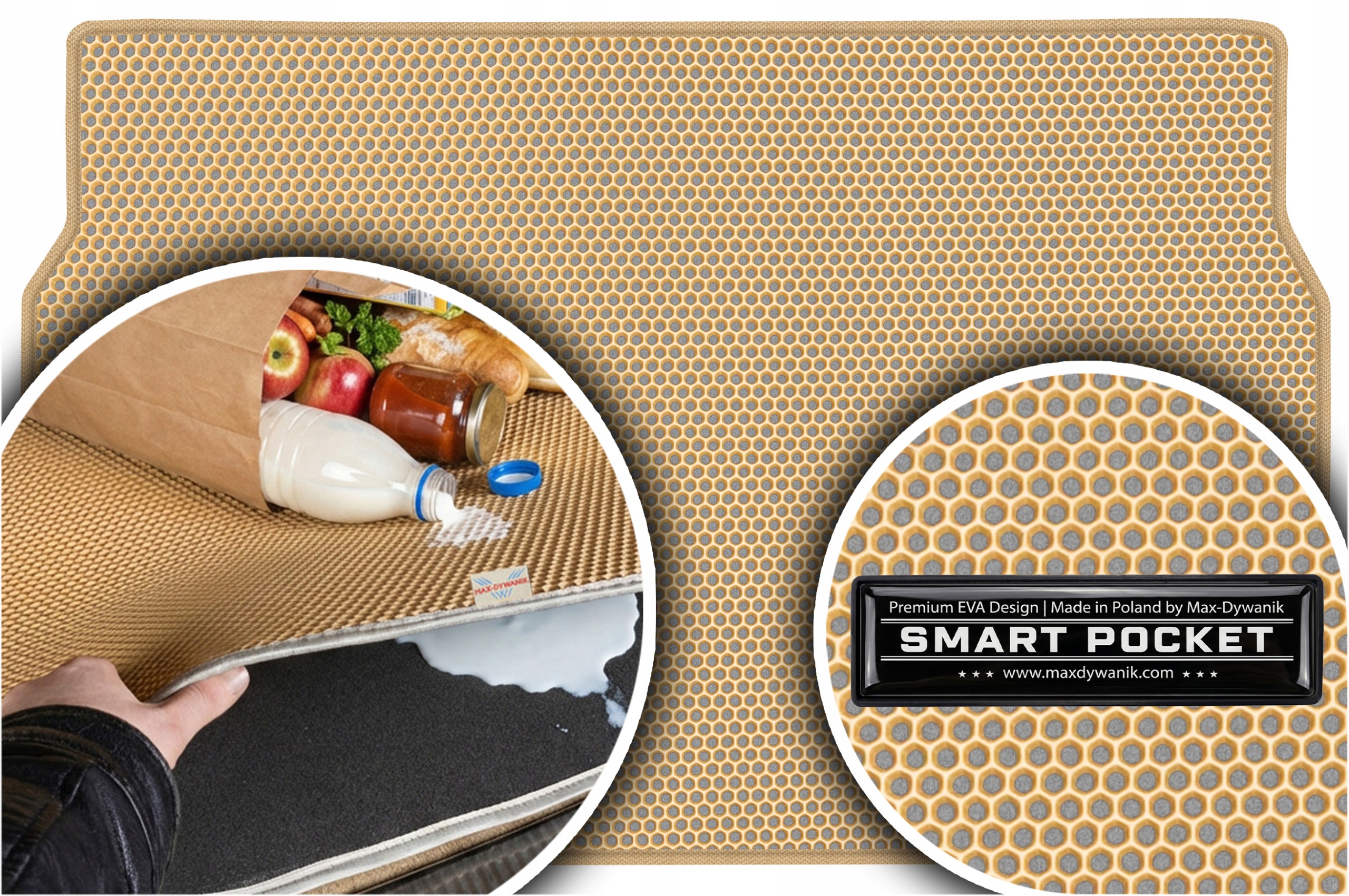 Citroen C3 III Hatchback 2017 Vložka do zavazadlového prostoru Eva Smart Pocket Béžová