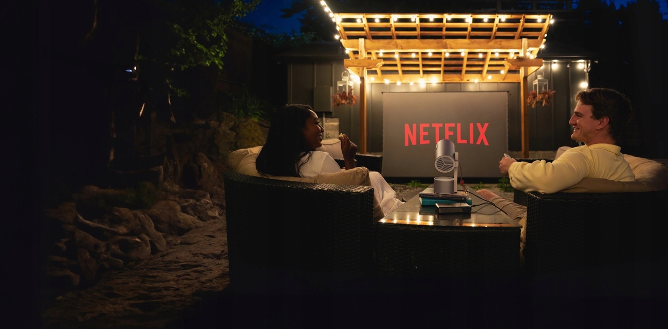 Світлодіодний проектор XGIMI MoGo 3 Pro + екран, штатив, фільтр, ВЕЛИКИЙ НАБІР, роз'єми Google TV, HDMI, USB, USB Type-C