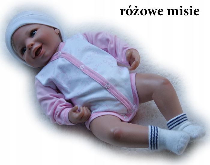 

Body rozpinane pajacyk długi rękaw 74 bawełniane