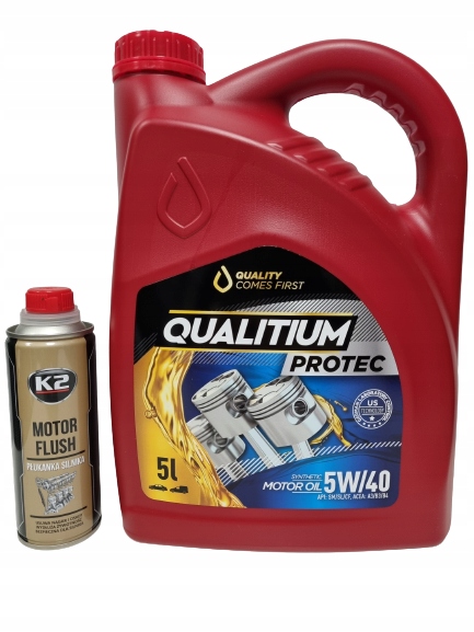 

Olej Qualitium Protec 5 l 5W-40 5W40 Płukanka K2