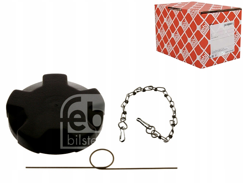 KOREK WLEWU PALIWA SZER 80MM NIEWENTYLOWANY Z ŁAŃCUSZKIEM DAF CF 75