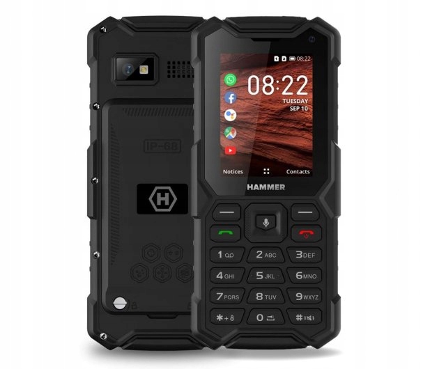 

Telefon myPhone Hammer 5 Smart black 4G Lte