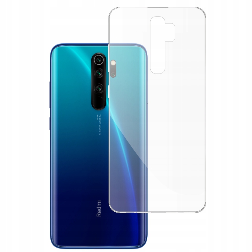 

Etui do Xiaomi Redmi Note 8 Pro gumowe Slim Clear