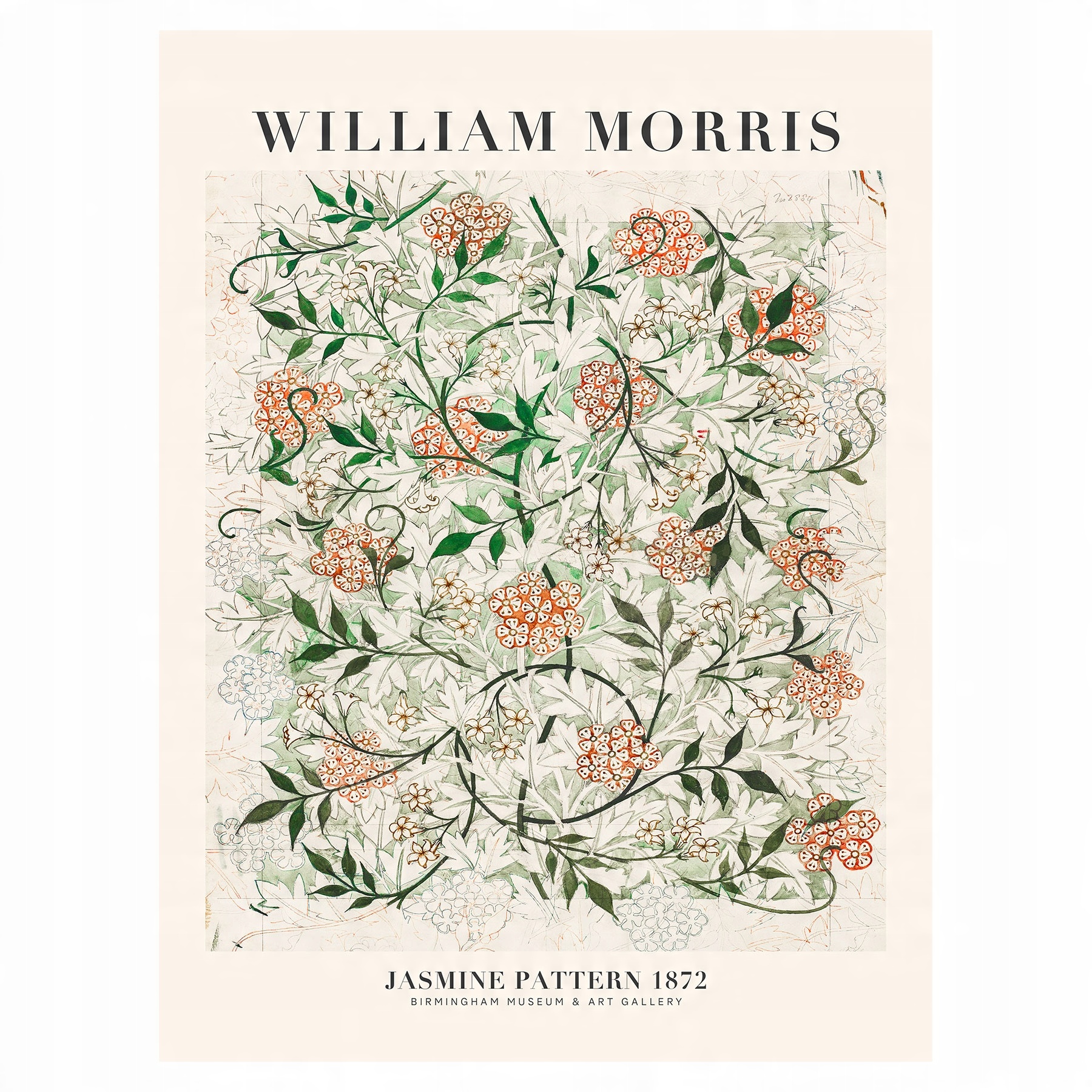 

Plakat 30x40 William Morris Jasmine Pattern