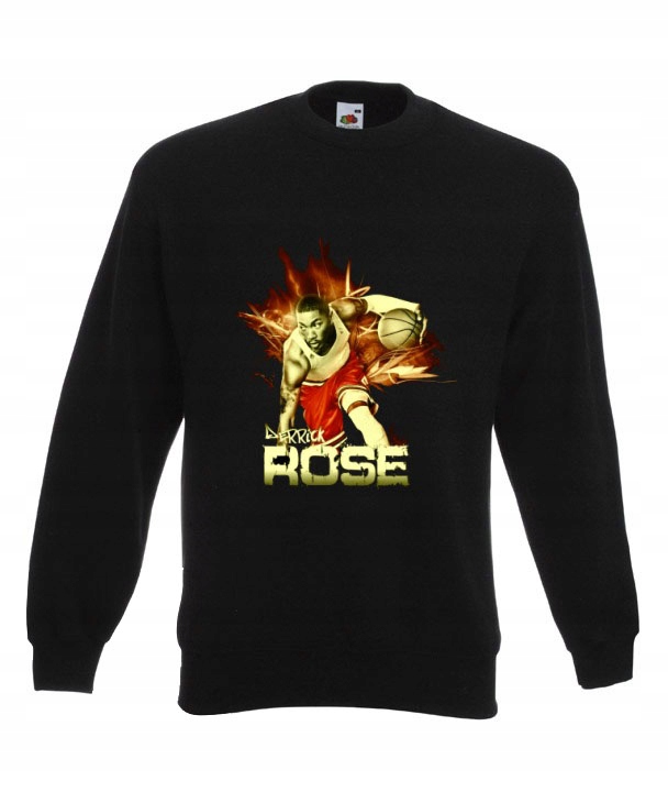 BLUZA UNISEX KOSZYKÓWKA BASKETBALL WZORY Dekolt okrągły