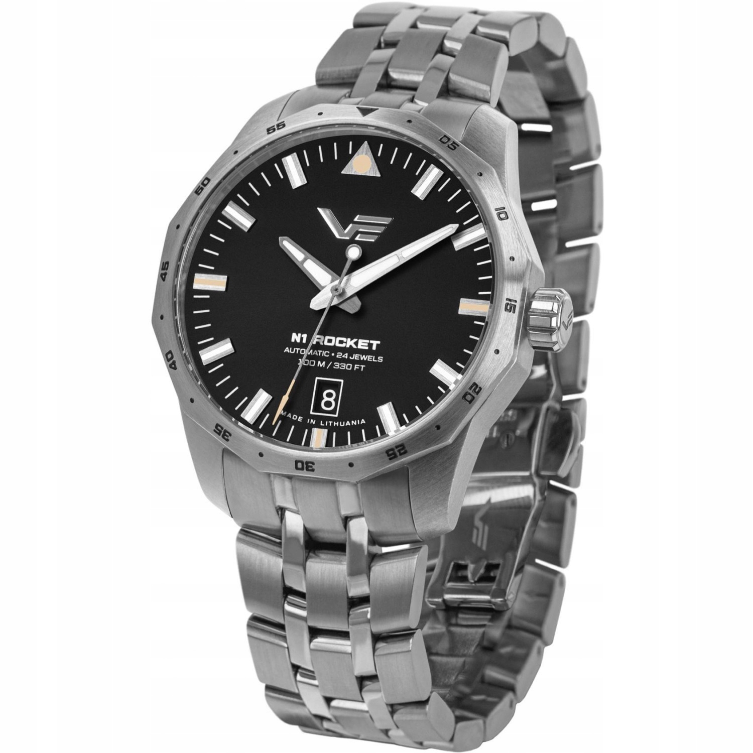 Dámské hodinky Vostok Europe NH35A-125A747B stříbrné