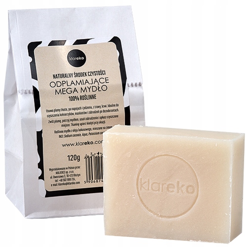 

Klareko, Odplamiające Mydło, 110 g