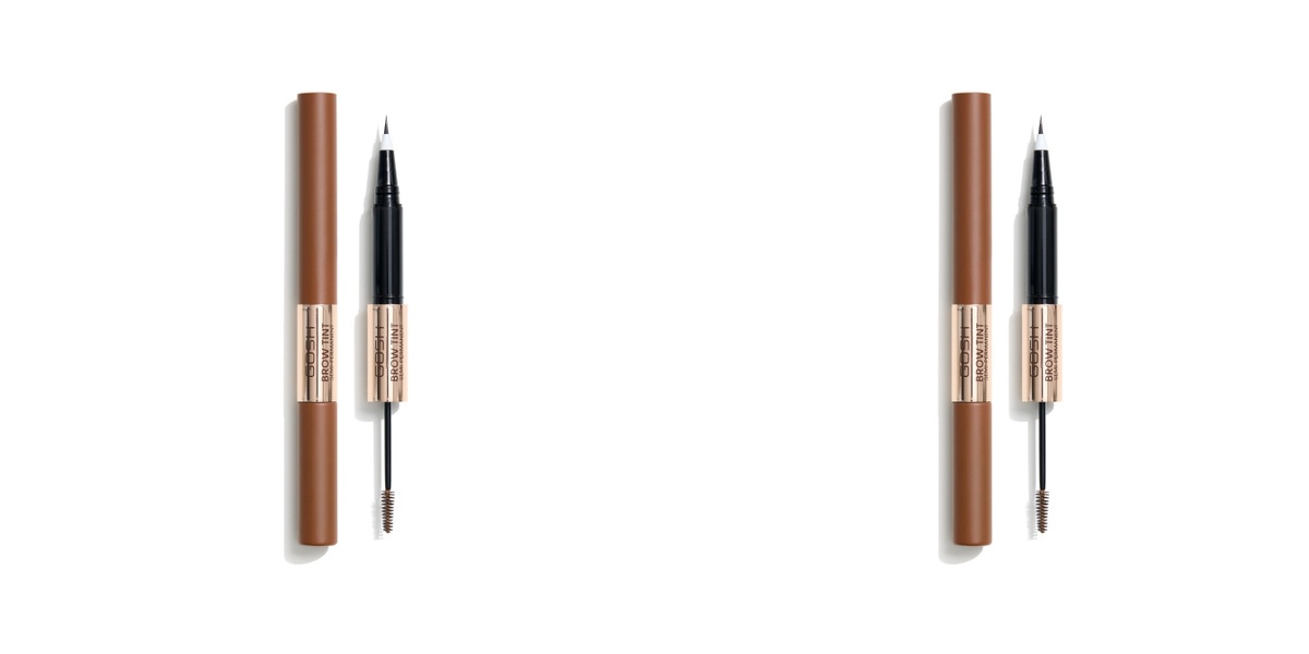 2x Gosh 2w1 Długotrwały tint do brwi z żelem 001 Light Brown