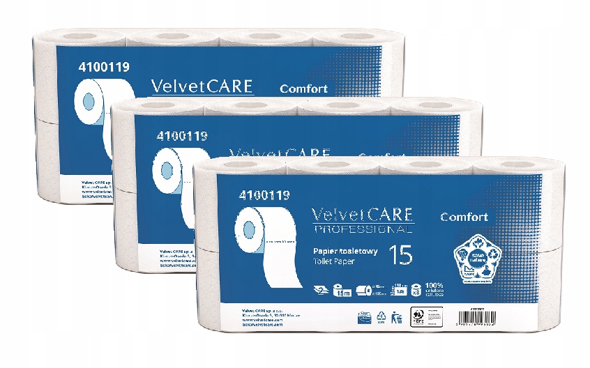 

Papier toaletowy Velvet Care bezzapachowy 8szt x 3