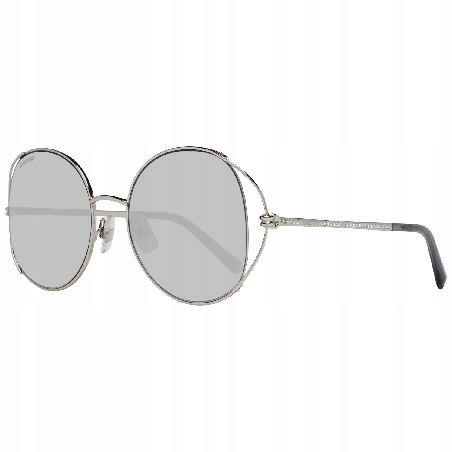 

Okulary damskie Swarovski SK0230 Gradalne Srebrne