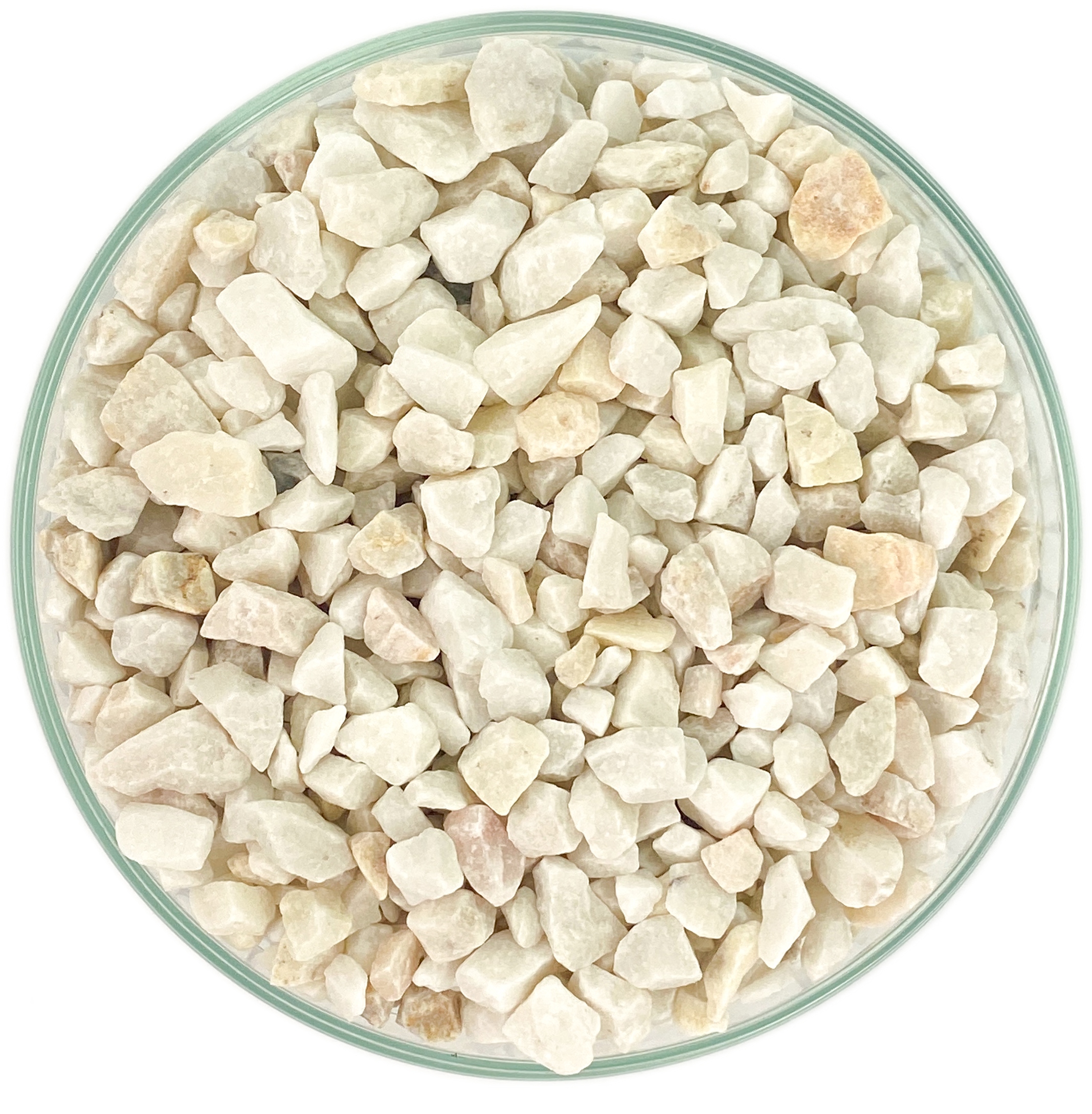 Levně Stelivo Do Akvária Štěrk Bílý Krémový 5-8 mm 30 Kg