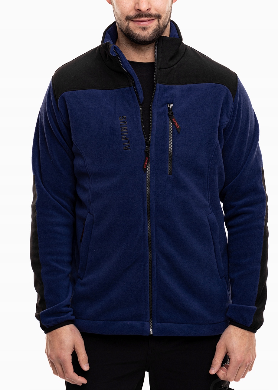 pánská mikina Alpinus , sportovní tepláková souprava, teplý fleecová mikina Caen velikost M