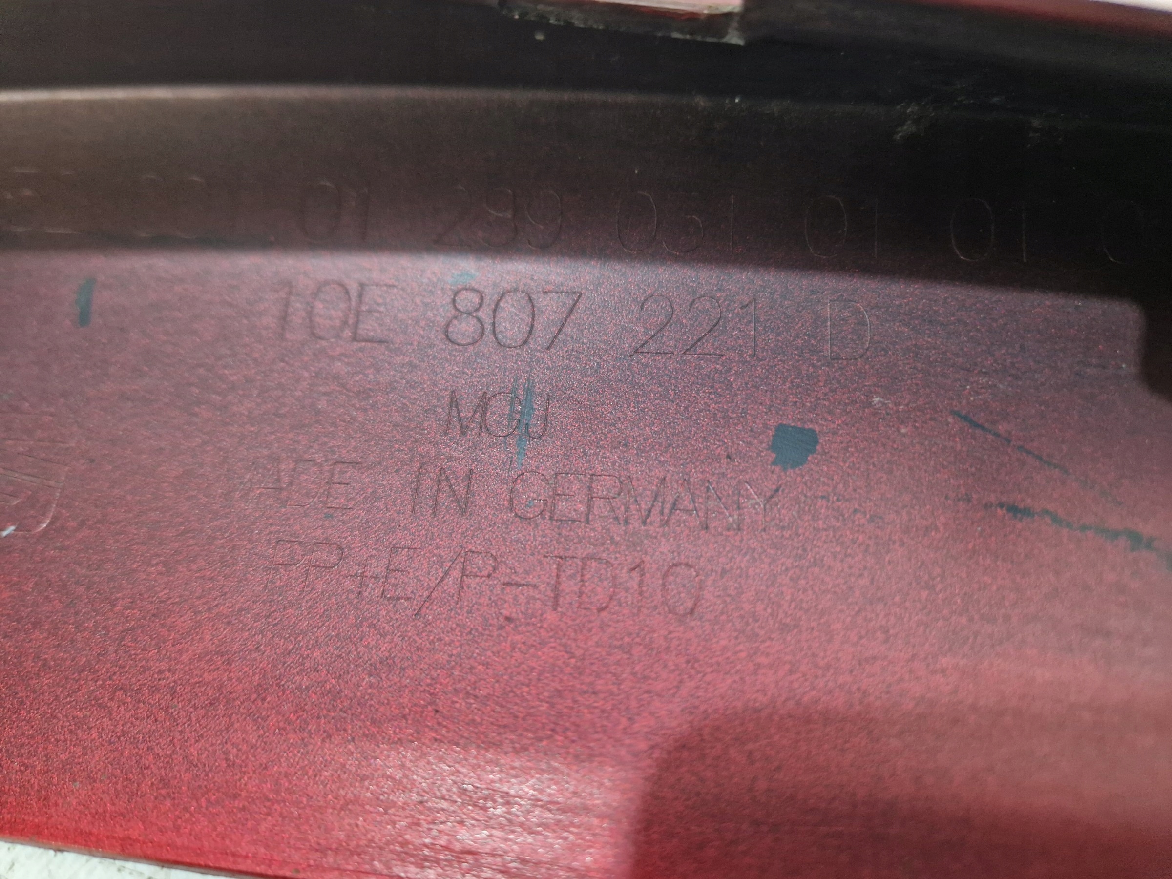 CUPRA BORN bumper front front 10E807221D