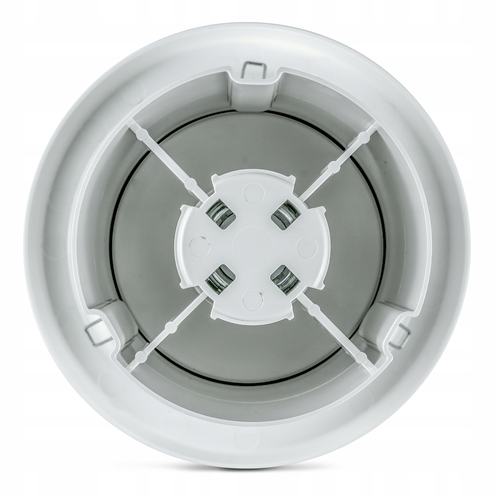 Anemostat Click-Clack z ramką fi 150 biały AVM150 Typ nawiewno-wywiewny