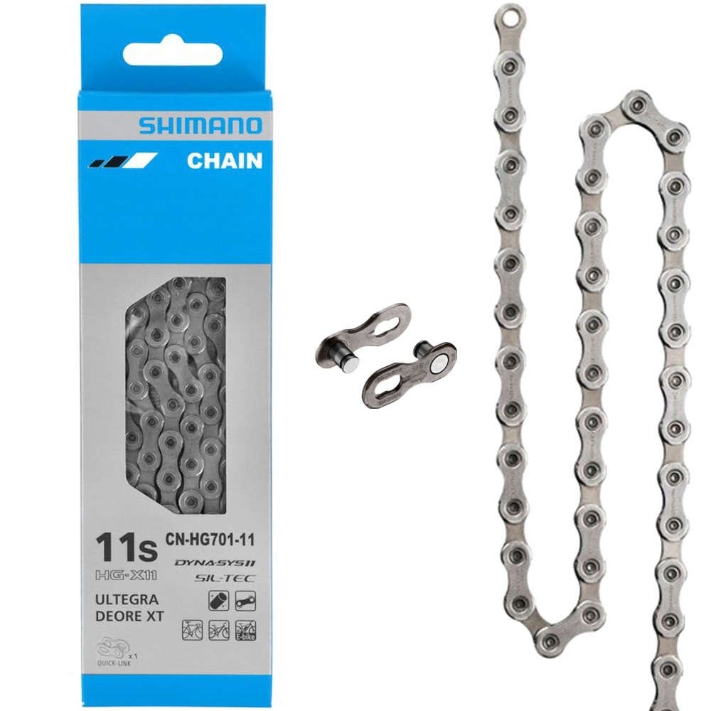

Łańcuch Shimano Cn HG701 Ultegra Xt 11rz spinka
