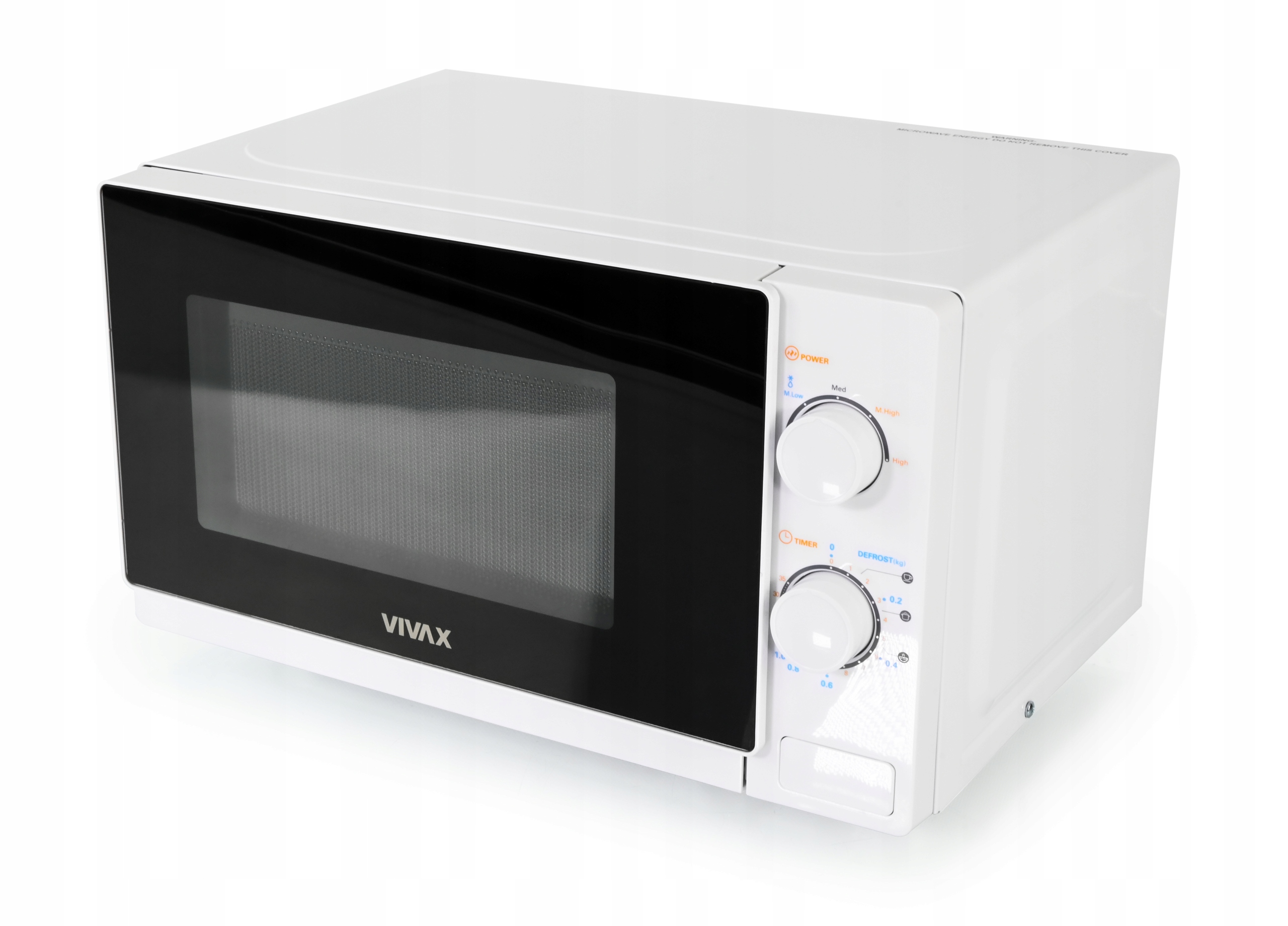 Kuchenka mikrofalowa wolnostojąca Vivax MWO-2077 biała Wysokość produktu 25.9 cm