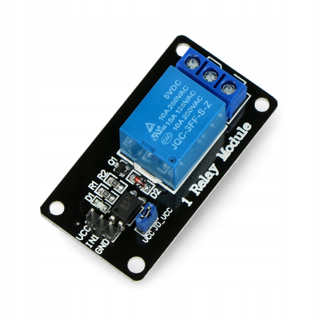 

Moduł przekaźnika 1 kanał z optoizolacją