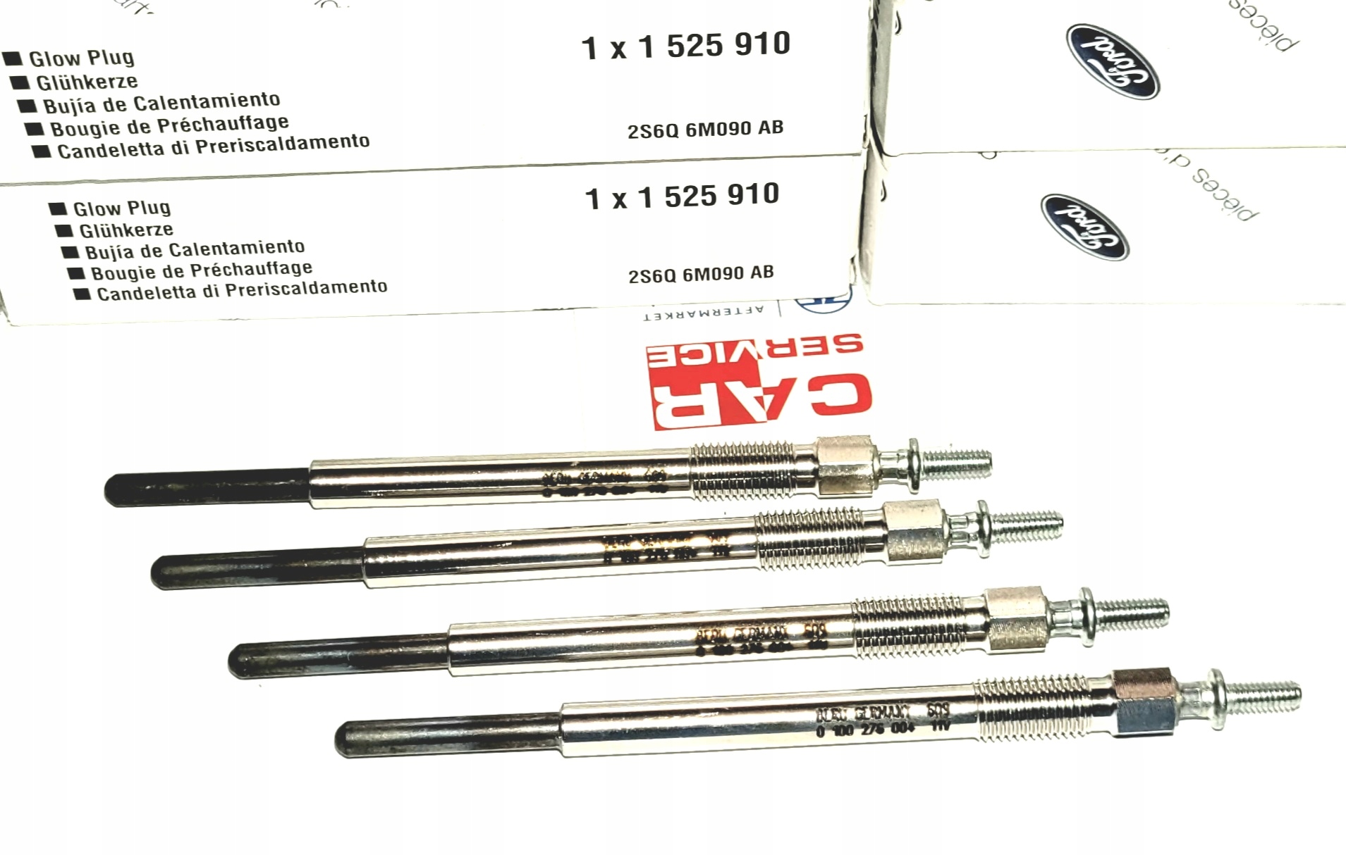 4X 1525910 ŚWIECA ŻAROWA 1 525 910 FORD 1.4 1.6 TDCI