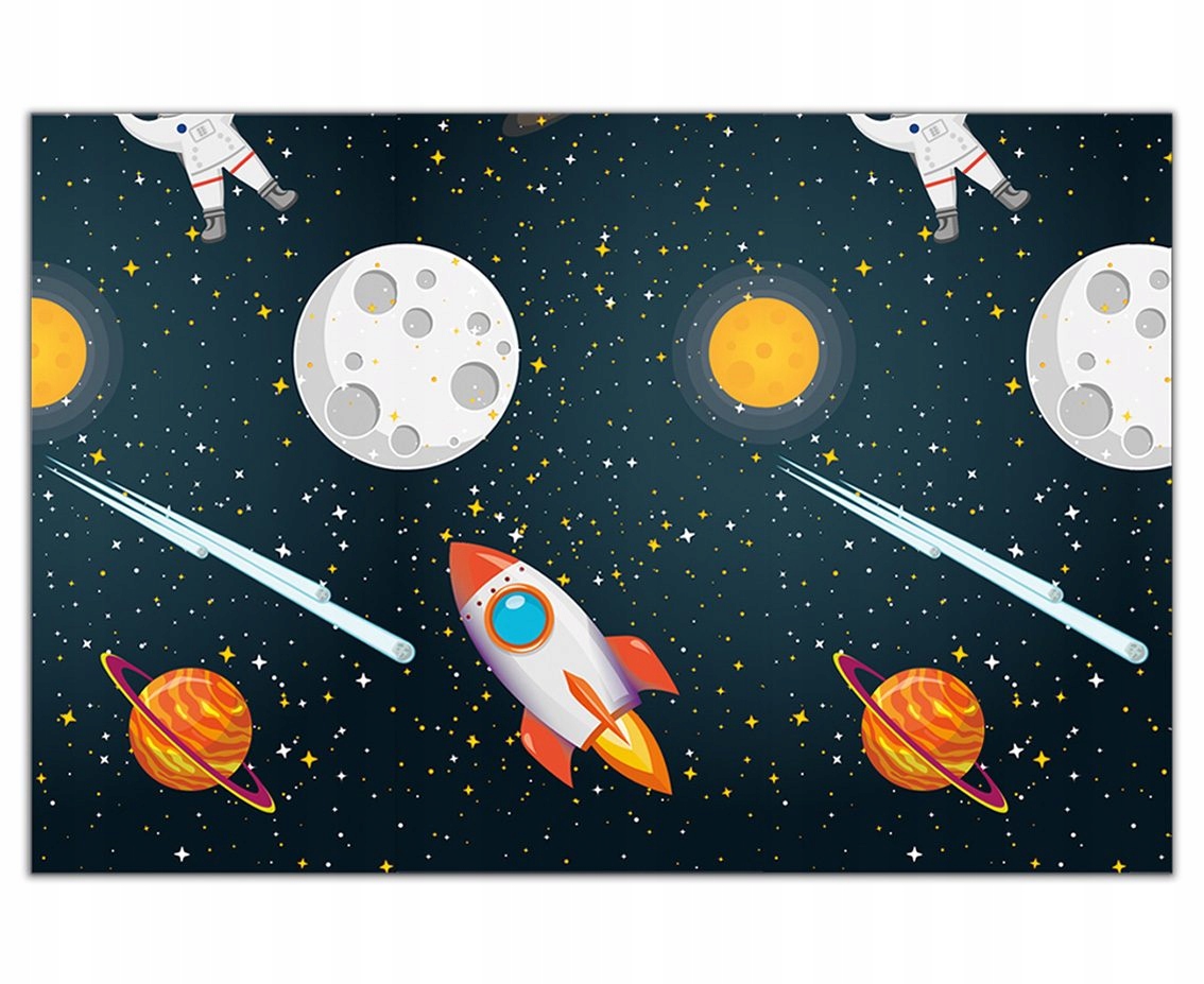 Obrus Plastikowy Rocket Space Kosmos Dziecięcy Marka Procos