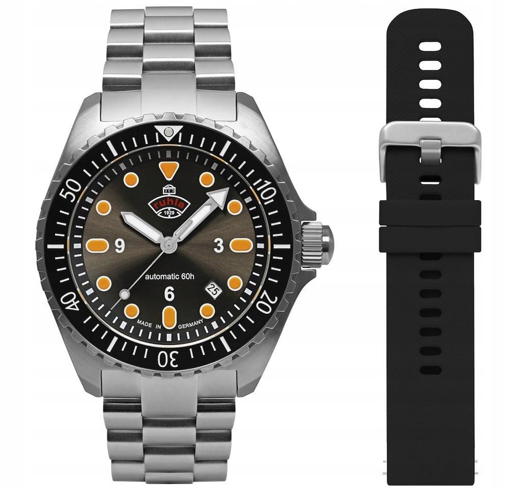 Nový originální Pánské hodinky Ruhla 1929 Nva Kommando 4960M-1_SET Automat