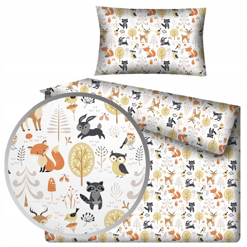 

Pościel bawełniana dziecięca 90x120 kolorowy wzór