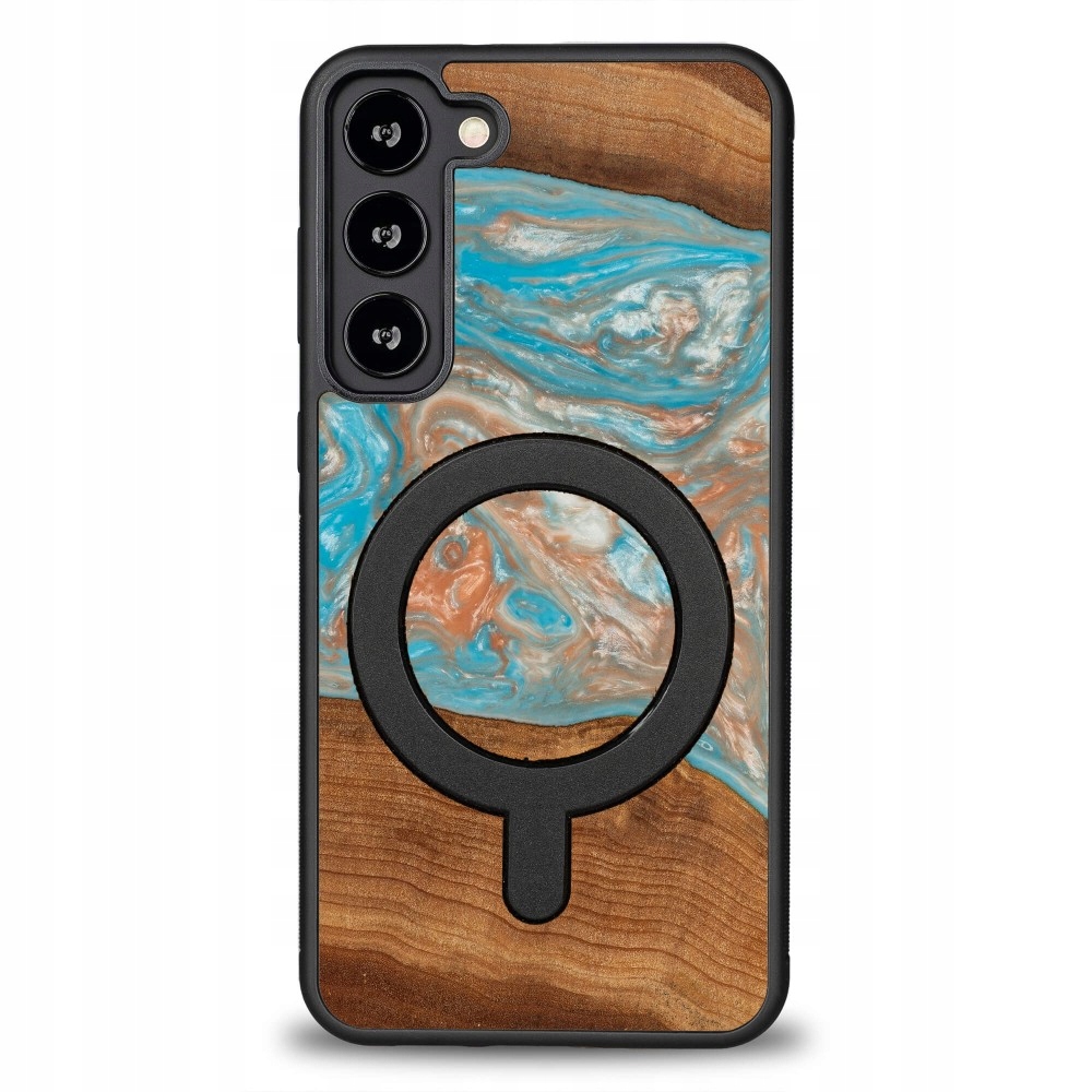 Pouzdro Bewood Unique pro Samsung Galaxy S23 Plus Planets Saturn s MagSafe